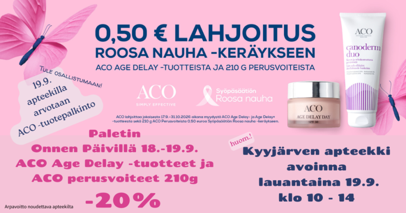 onnen päivät apteekilla