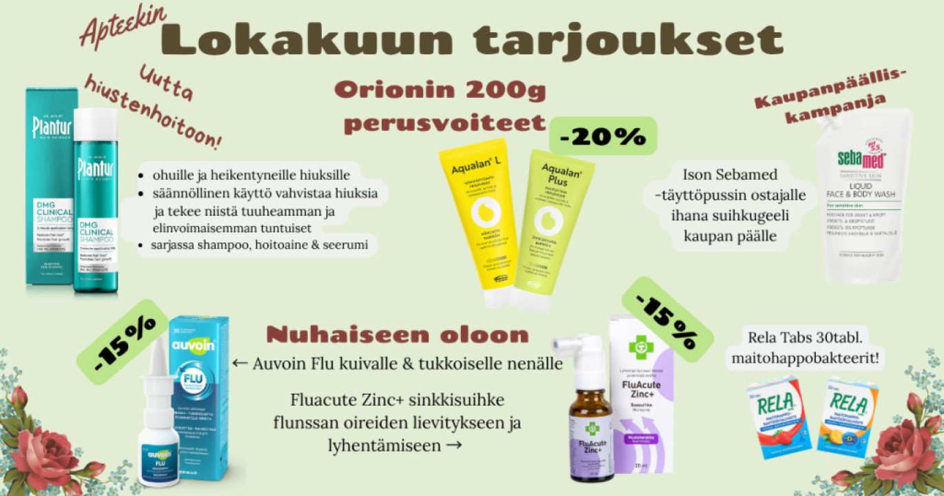 apteekilla lokakuussa