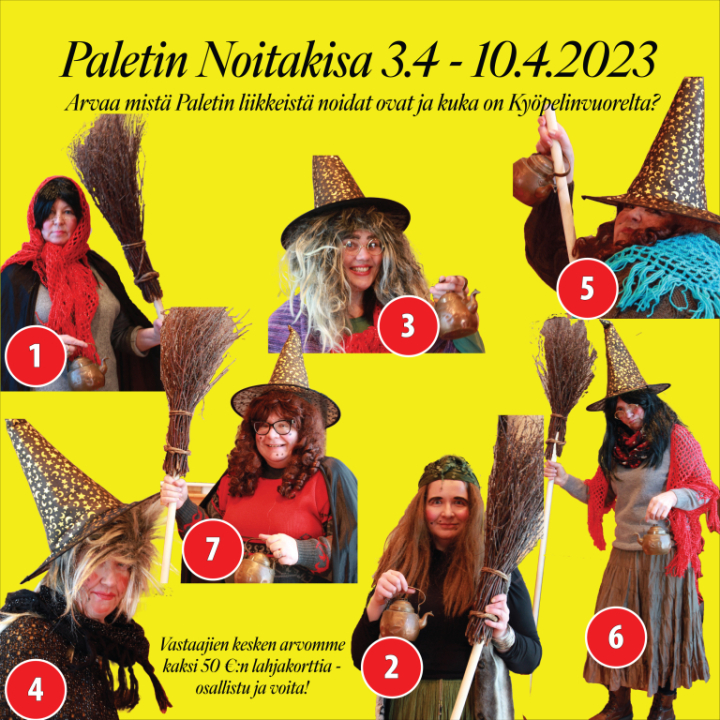 Tässä noidat yhteiskuvassa. ( kuva Aaro Toppinen)