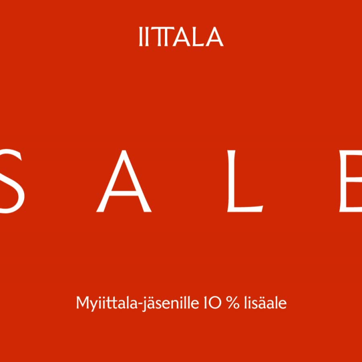 Tekstissä lukee  Myiittala jäsenille -10% lisäale