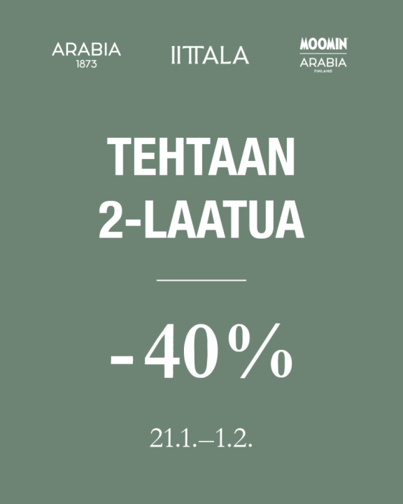 Tehtaan 2-laatua -40%