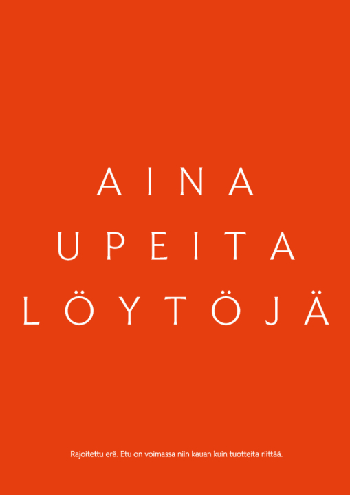 Aina upeita löytöjä 