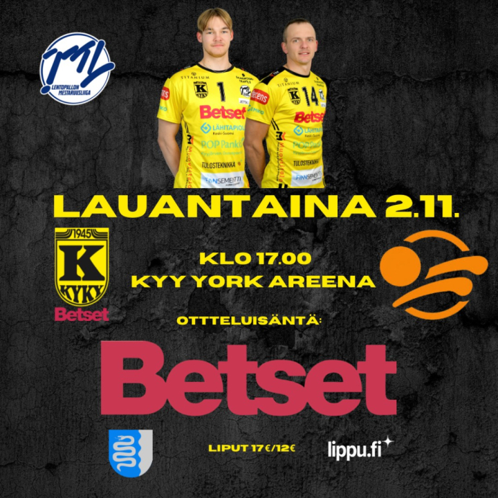 KyKy-Betset vs Raision Loimu La 2.11. Klo: 17:00