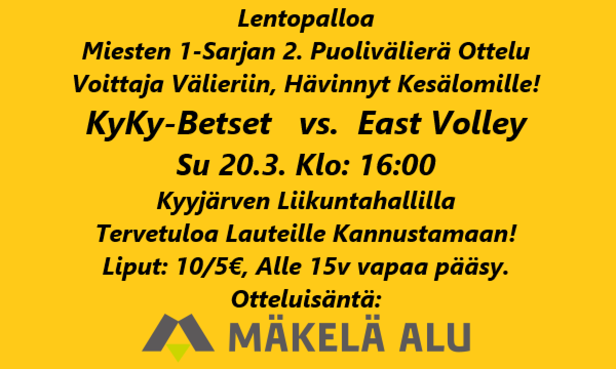 KyKy-Betset vs. East Volley