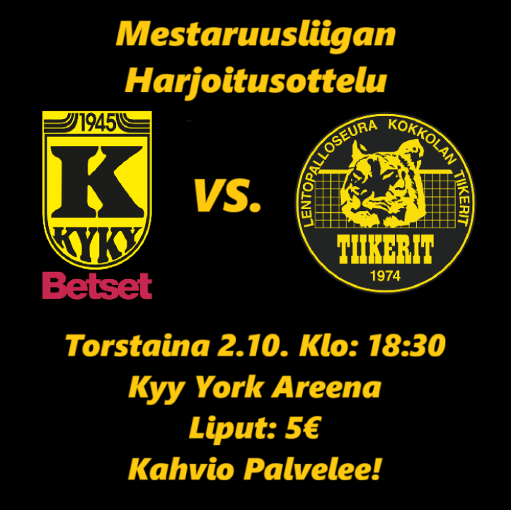 KyKy-Betset vs Kokkolan Tiikerit To 2.10. Klo: 18:30