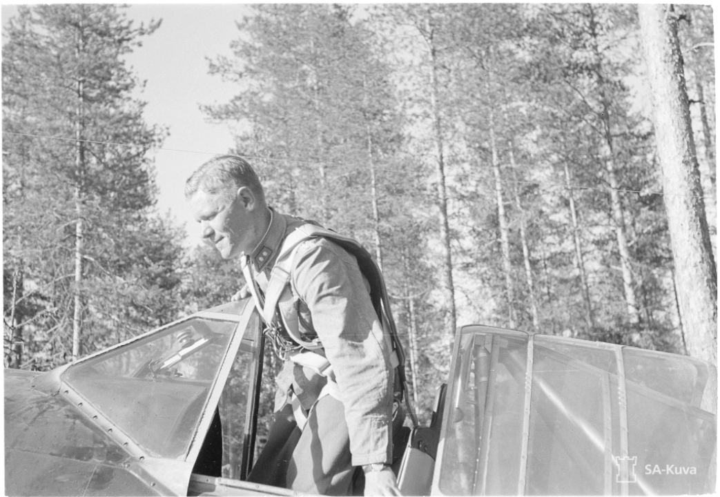 Luutnantti Jorma Sarvanto.