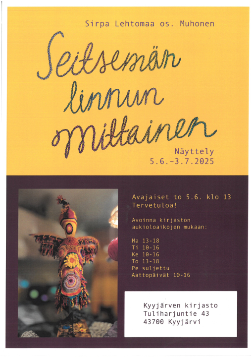 Näyttelyjuliste.