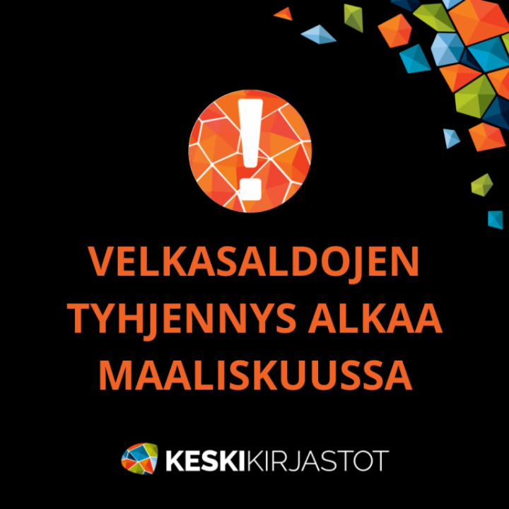 Velkasaldojen tyhjennys.