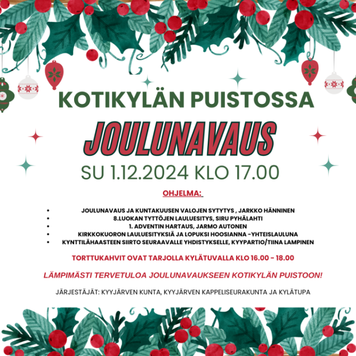 Joulunavaus.