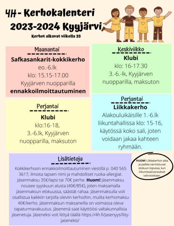 Kyyjärven kerhokalenteri