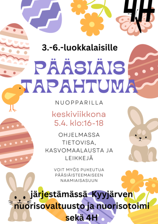 Pääsiäistapahtuma nuopparilla