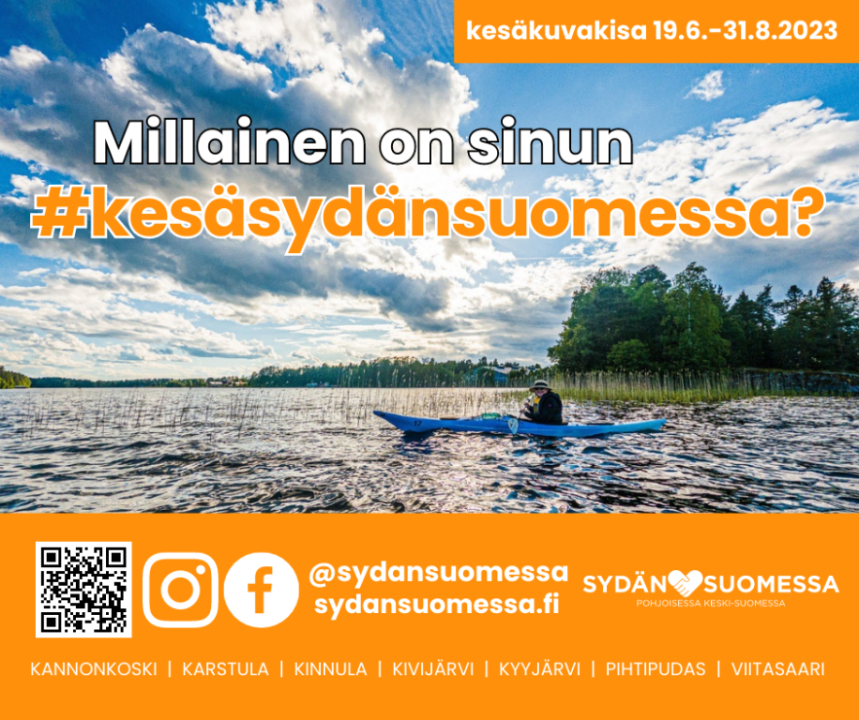 Osallistu #kesäsydänsuomessa -kuvakisaan ja voita elämys Sydänsuomessa!