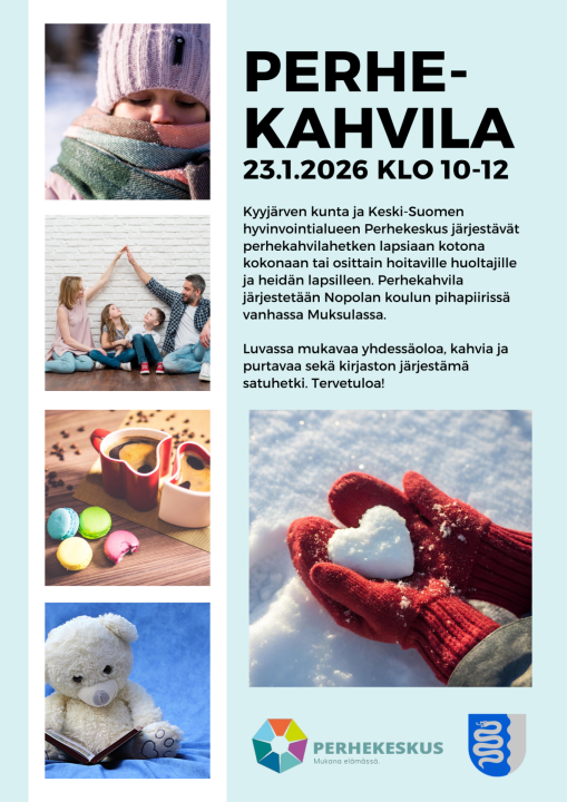 Perhekahvila lapsiaan kotona hoitaville vanhemmille