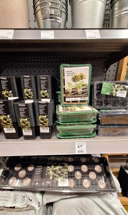 Kipakkaan saapunut annossiemenet! Saatavilla myös valikoima erilaisia ruukkuja.