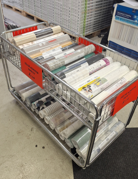 Kipakasta kotiisi uutta ilmettä!!! Varastoon saapunut erä uusia tapetteja. Lisäksi loppueriä poistossa.