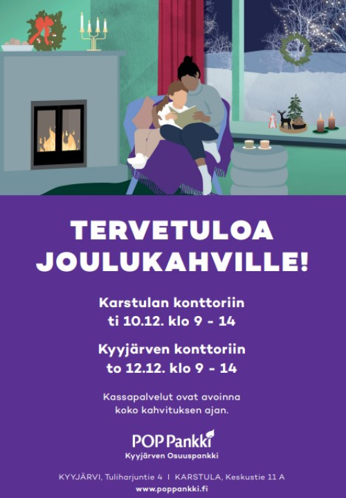 Joulukahvitusmainos