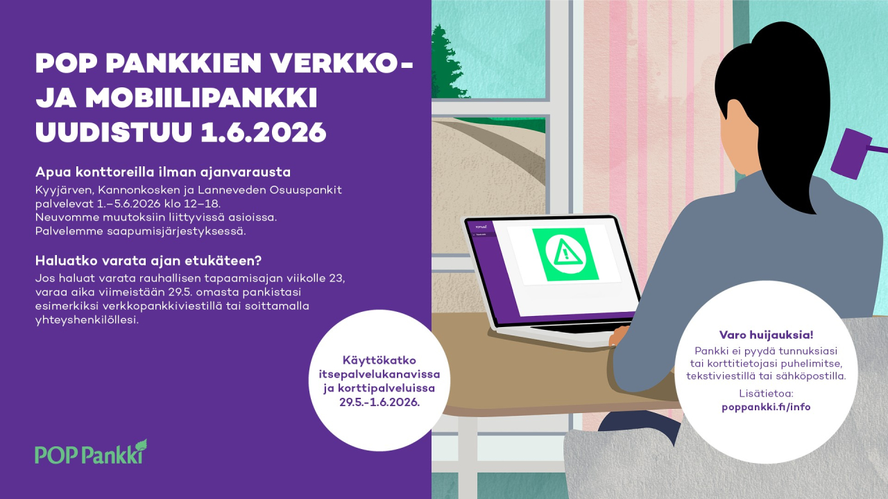 Kesäkuun ensimmäisellä viikolla poikkeusaukioloajat