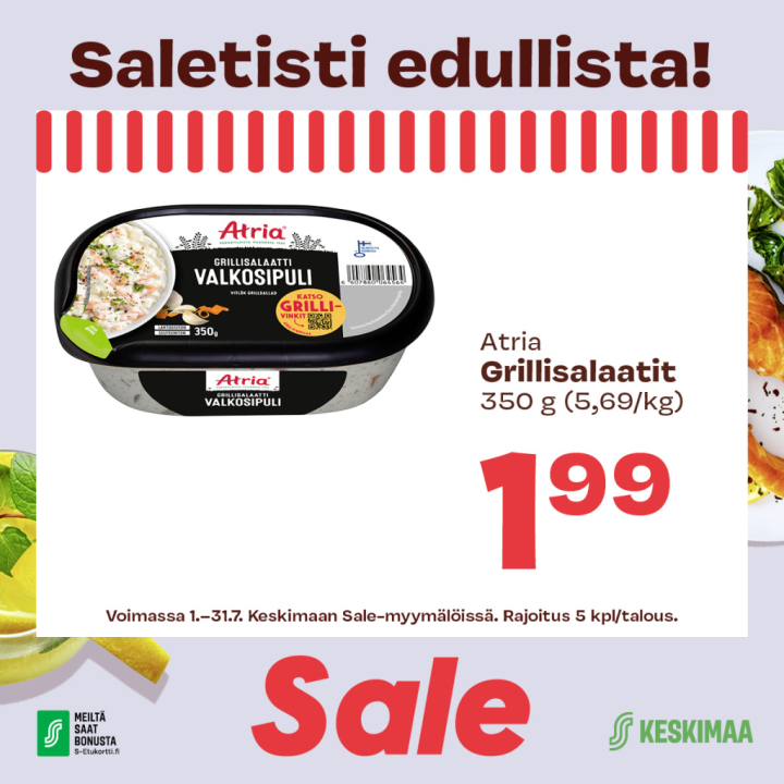 Kuun tarjoukset Salessa