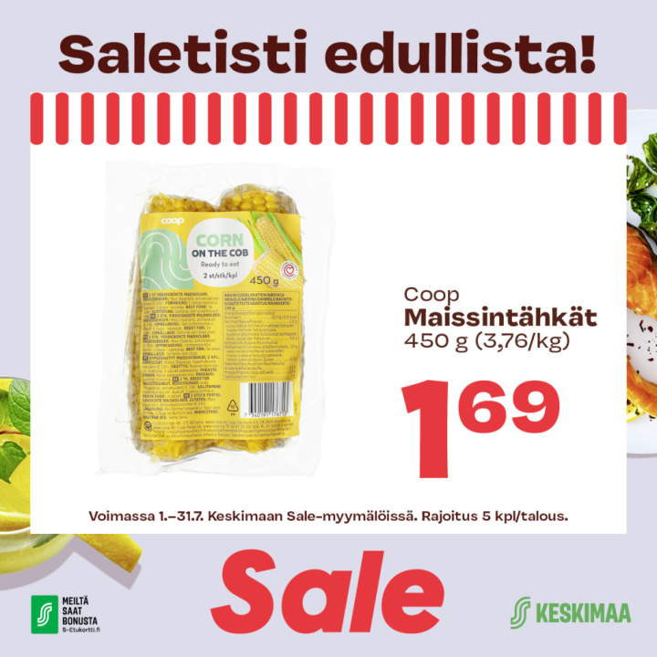 Kuun tarjoukset Salessa