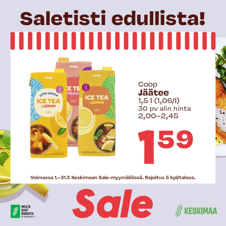 Kuun tarjoukset Salessa
