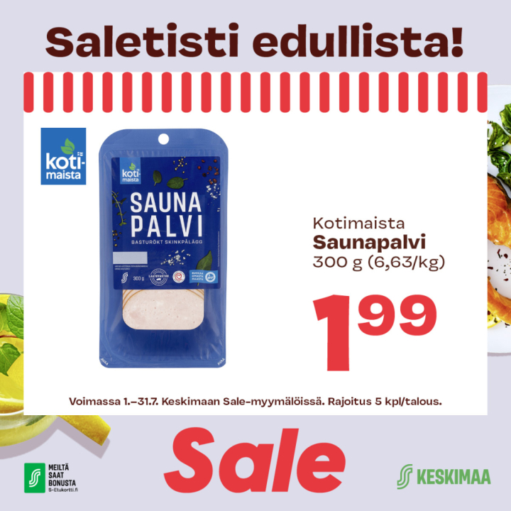 Kuun tarjoukset Salessa