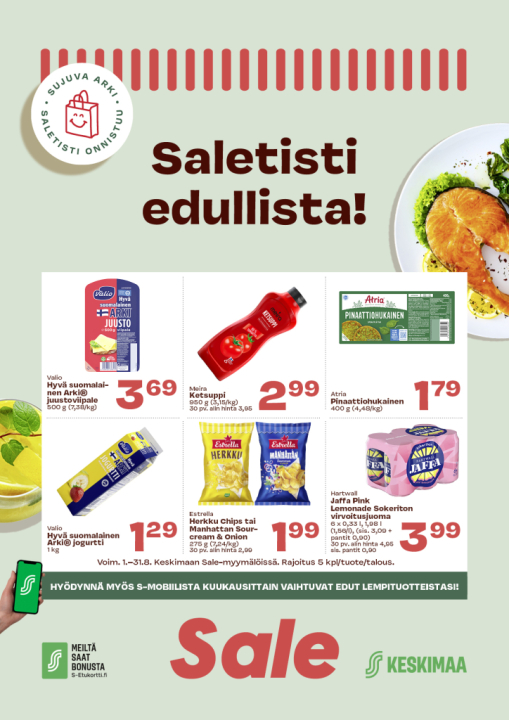 Kuun tarjoukset Salessa