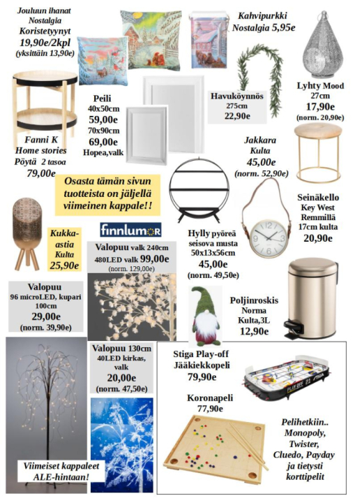 Yksittäis löytöjä