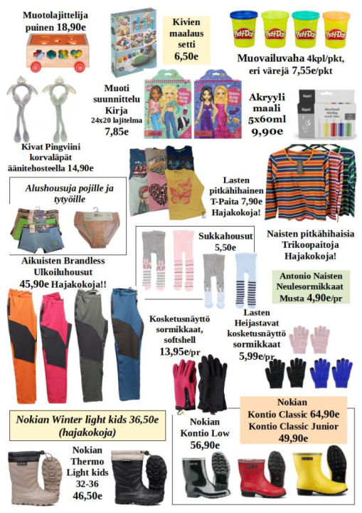 Tekstiilit ja jalkineet