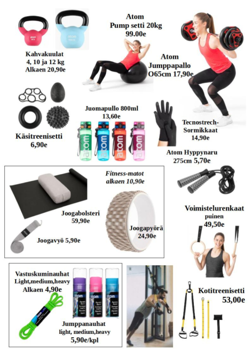 Ulkoliikuntavälineet rautapuolelta