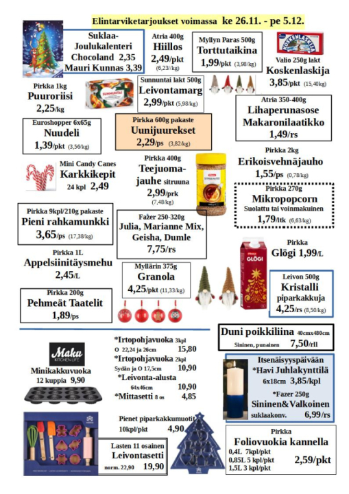 Elintarviketarjoukset