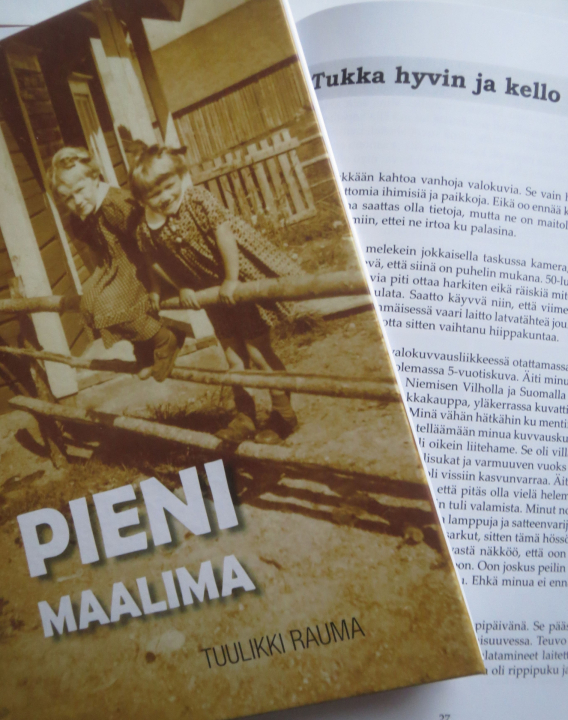 Pikku maalima kirjan julkistustilaisuus.