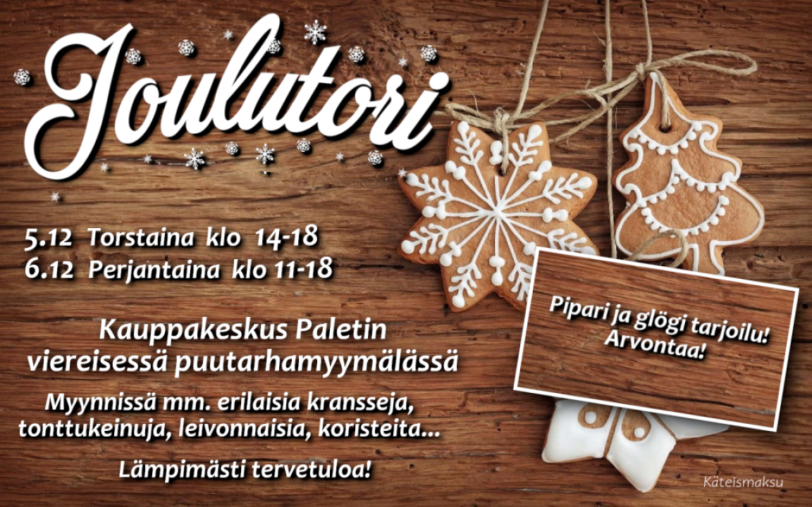joulutorin ilmoitus.