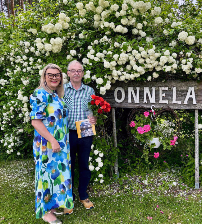 Tiina Pelkonen ja Jouko Huumarkangas.