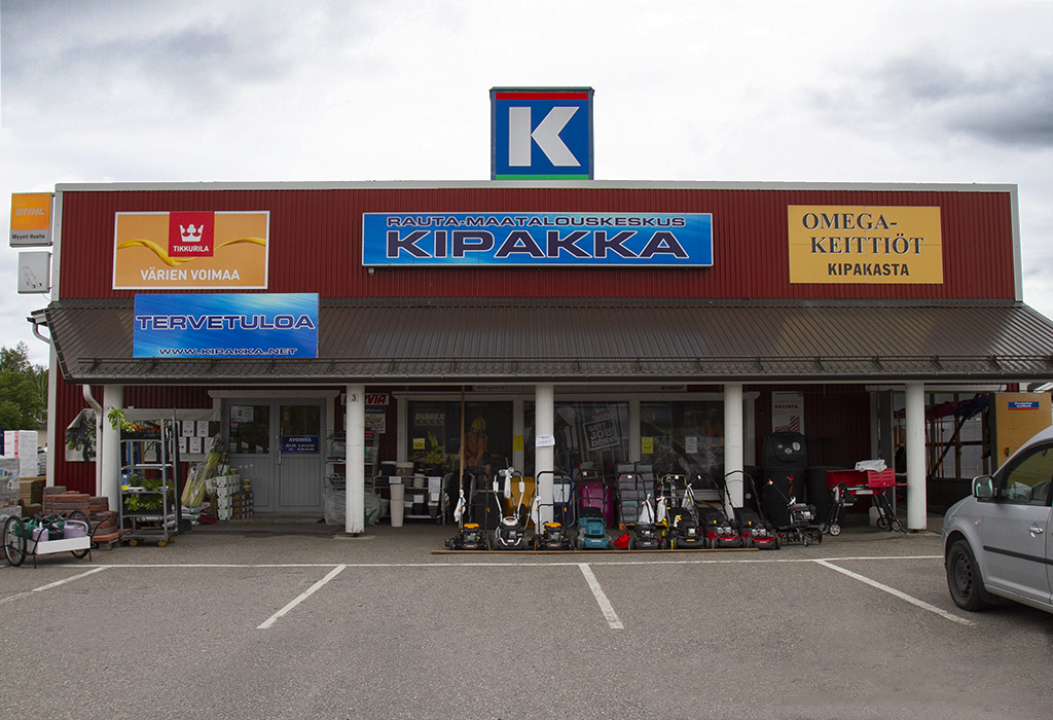 Kipakka pihalta.