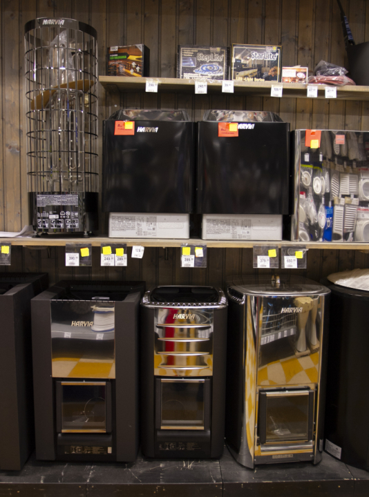 Kipakka Harvia kiukaat.