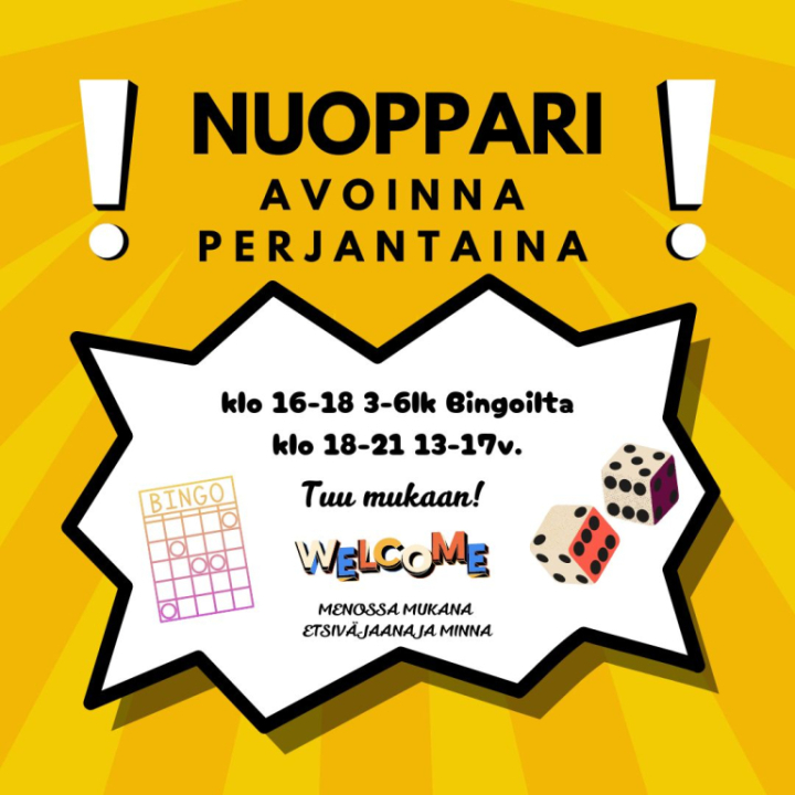 Nuoppari avoinna