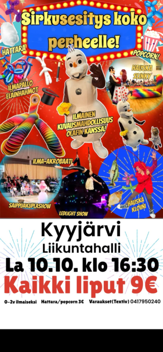 Koko perheen sirkusesitys