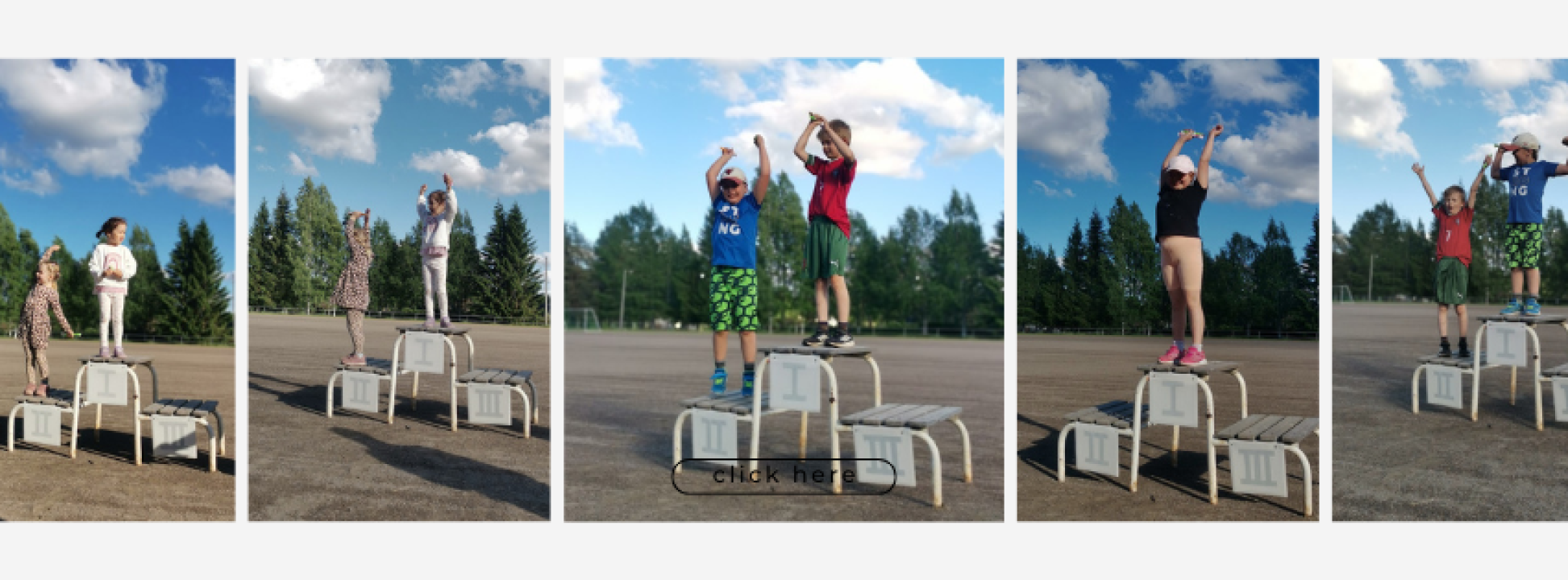 Hienoja tuuletuksia ja leveitä hymyjä 