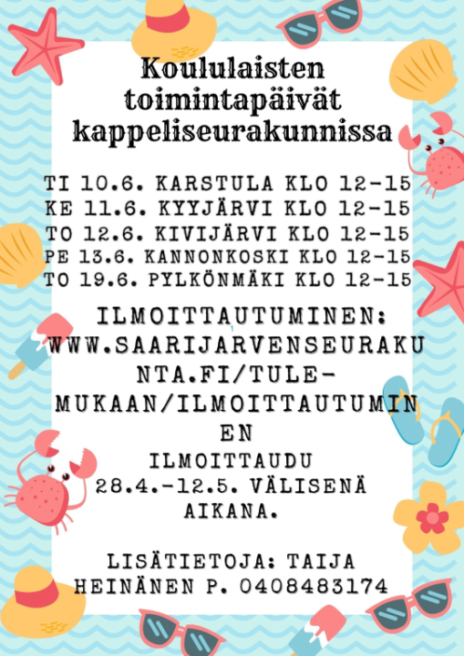 ohjelmaa lapsille