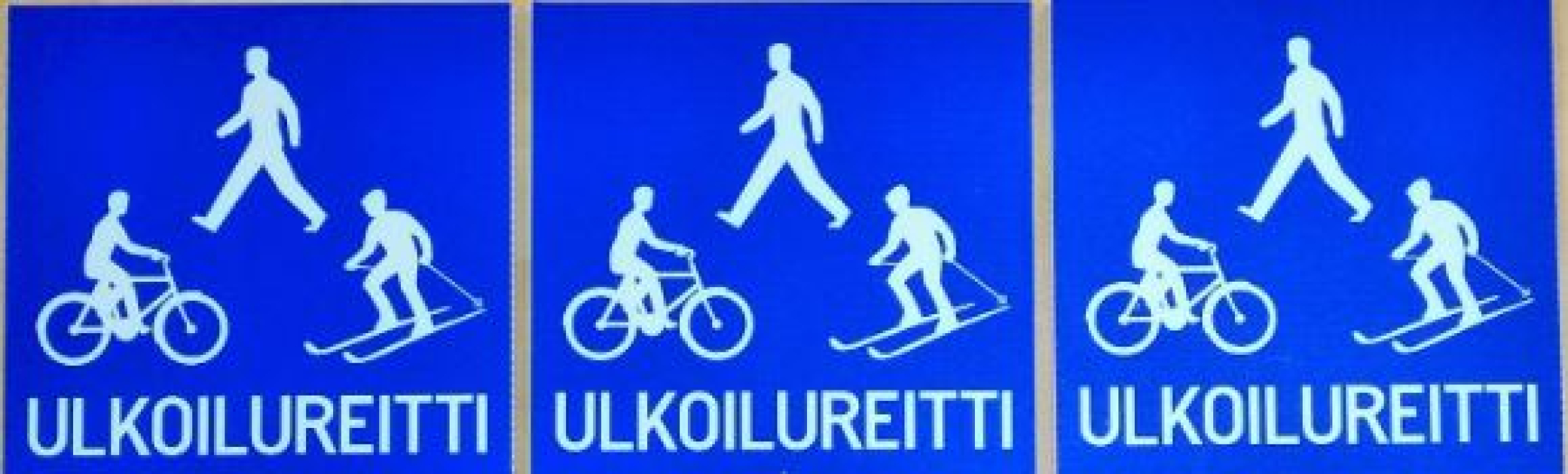 ulkoilureittien merkit
