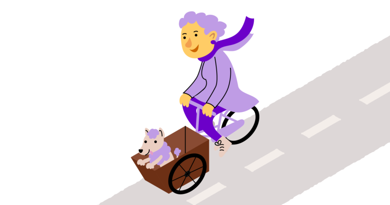 pyörällä kauppaan