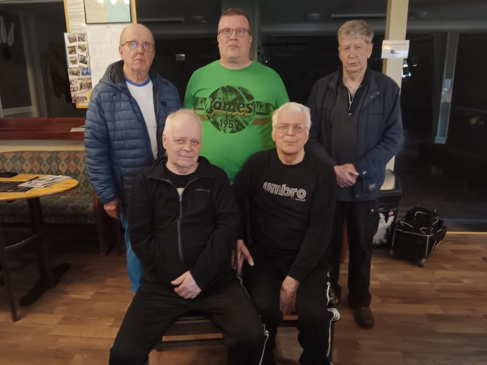 Matti, Marko, Aarre, Esa ja Alpo