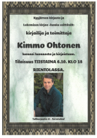 Kimmo Ohtonen Kyyjärvelle.