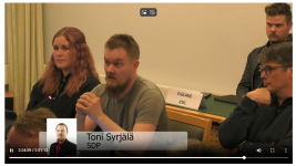 Perhon valtuuston kokous.